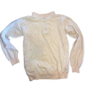 Vintage velvet crew neck